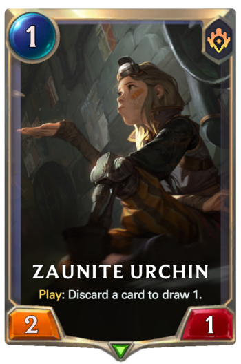 Zaunite Urchin Card