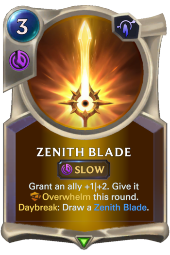 Zenith Blade Card