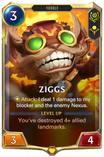 Ziggs Card