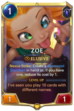 Zoe Card