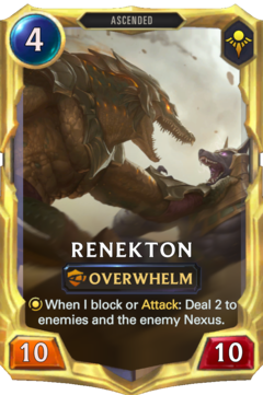Ascended Renekton Card