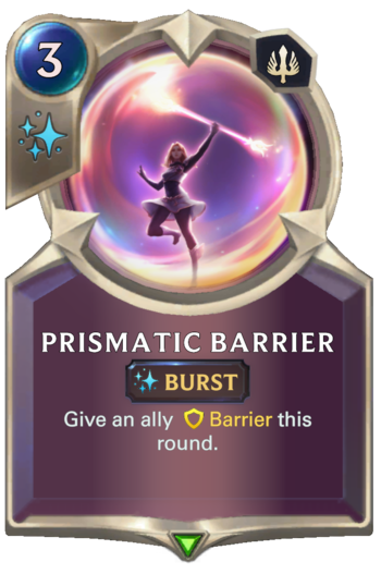Prismatic Barrier Card