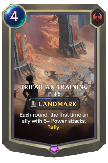 Trifarian Training Pits Card